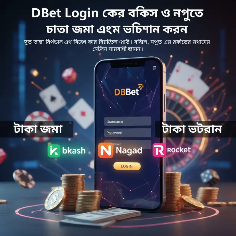 DBBet Login পেমেন্ট মেথড বিকাশ এবং নগদ